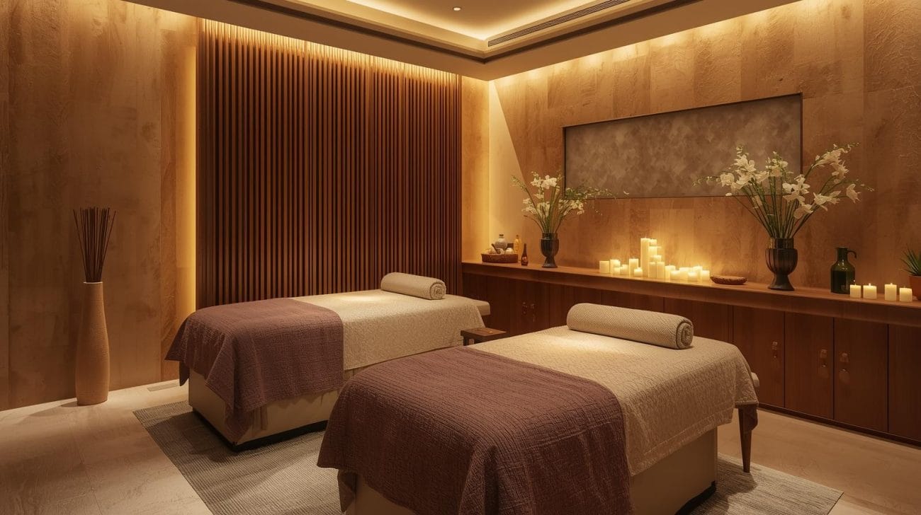 A pregnant woman enjoying a relaxing prenatal massage at an affordable spa in Dhaka